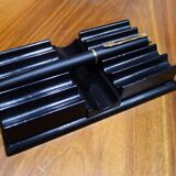 Old pen holder in black wood