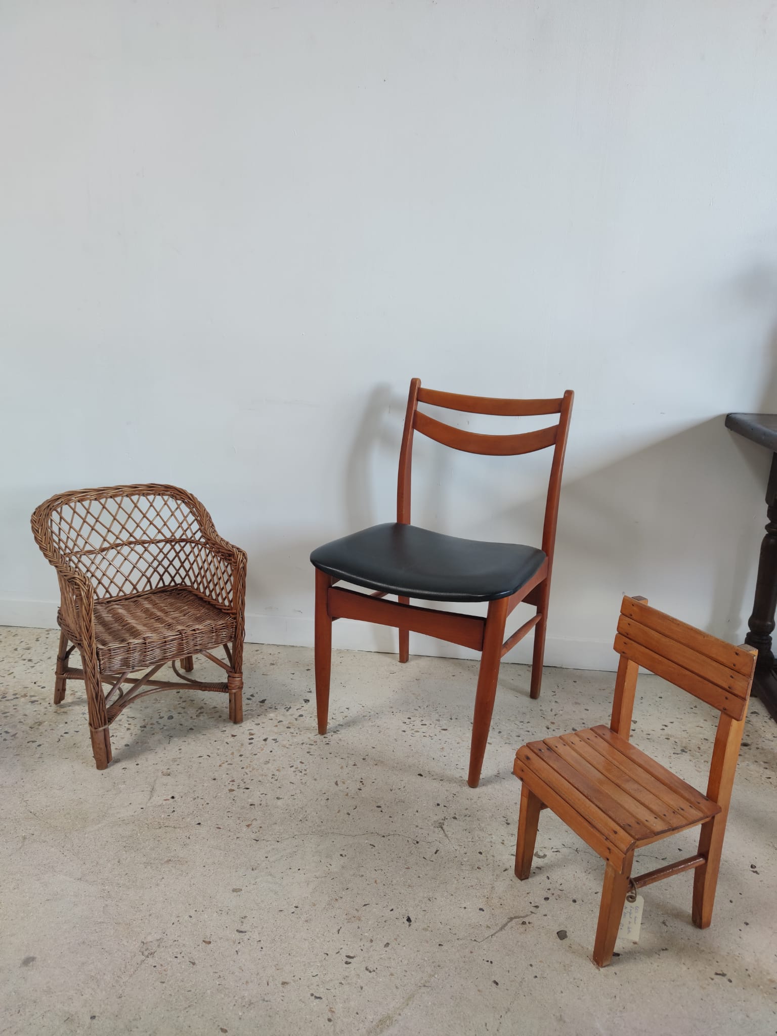 Rattan children's chair