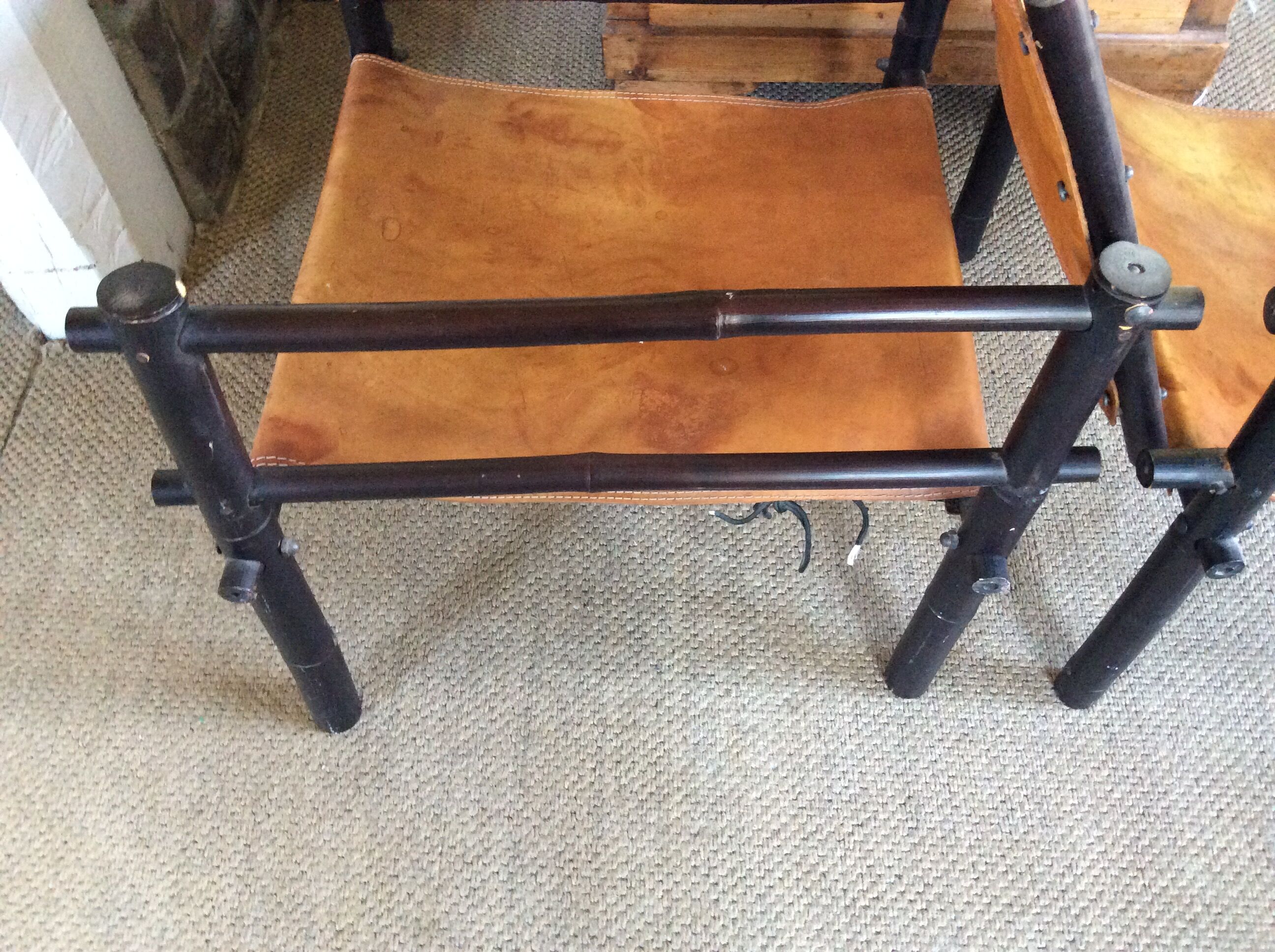 Paire de fauteuils safari