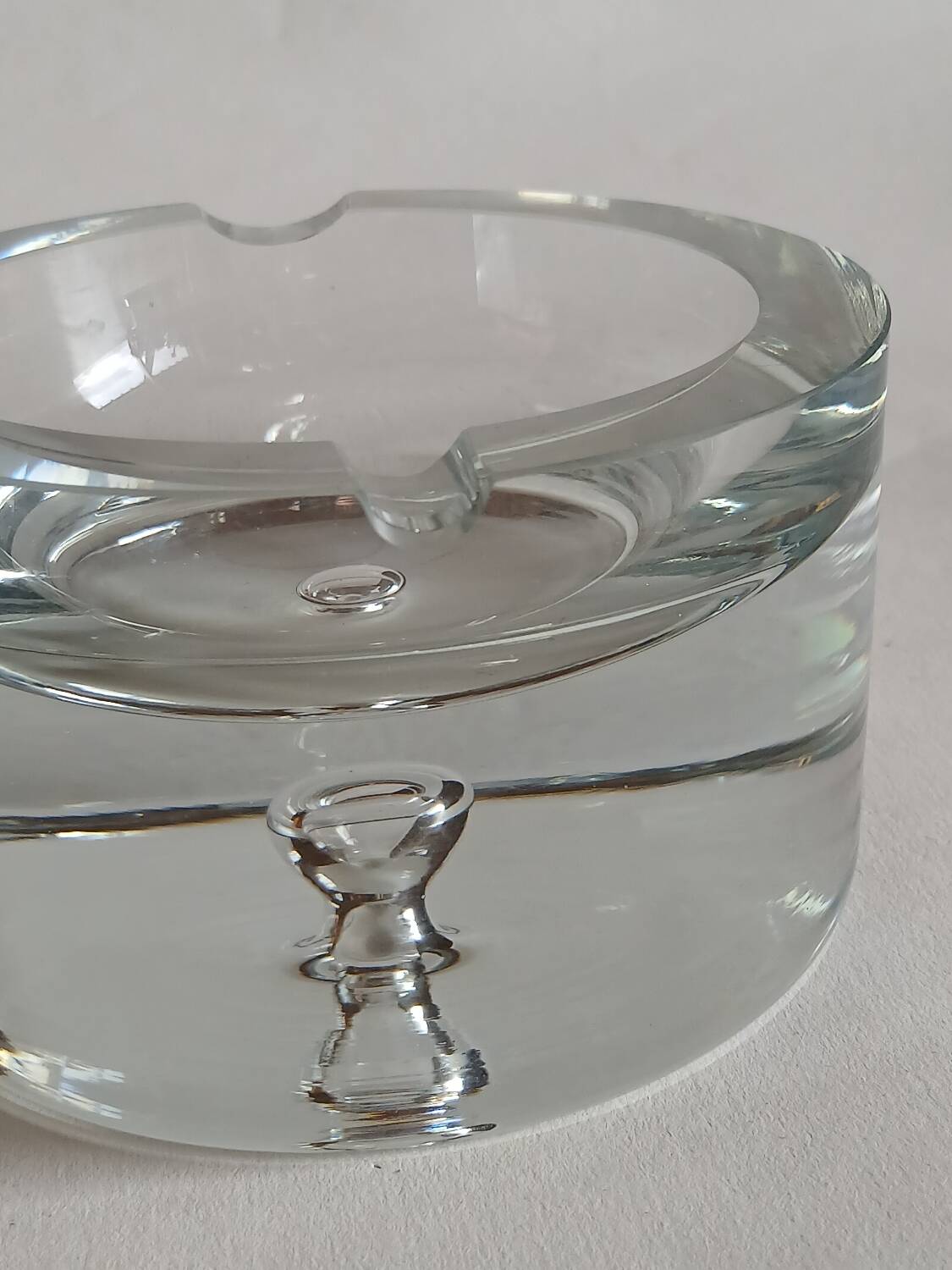 Crystal ashtray by Krosno, Poland
