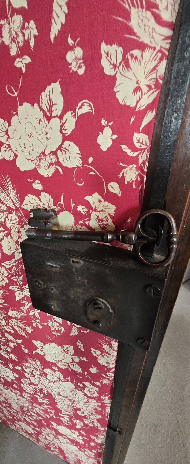 Antique Louis XV Provençal marriage armoire
