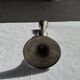 Antique silver-plated candlestick with a baluster shaft H21 D9.5