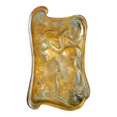Vide-poche d'époque Art Nouveau en bronze