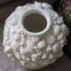 Small white shell vase