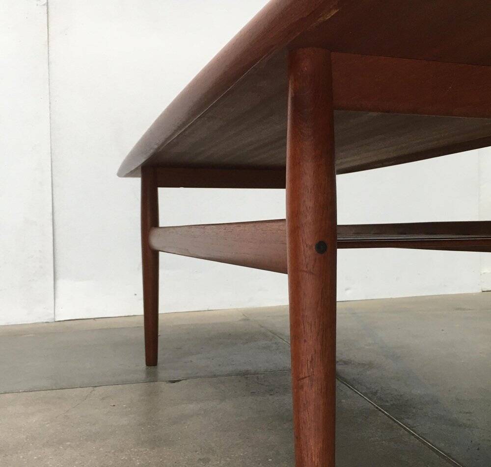Mid-century Danish teak coffee table by Grete Jalk for Glostrup.