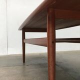 Mid-century Danish teak coffee table by Grete Jalk for Glostrup.