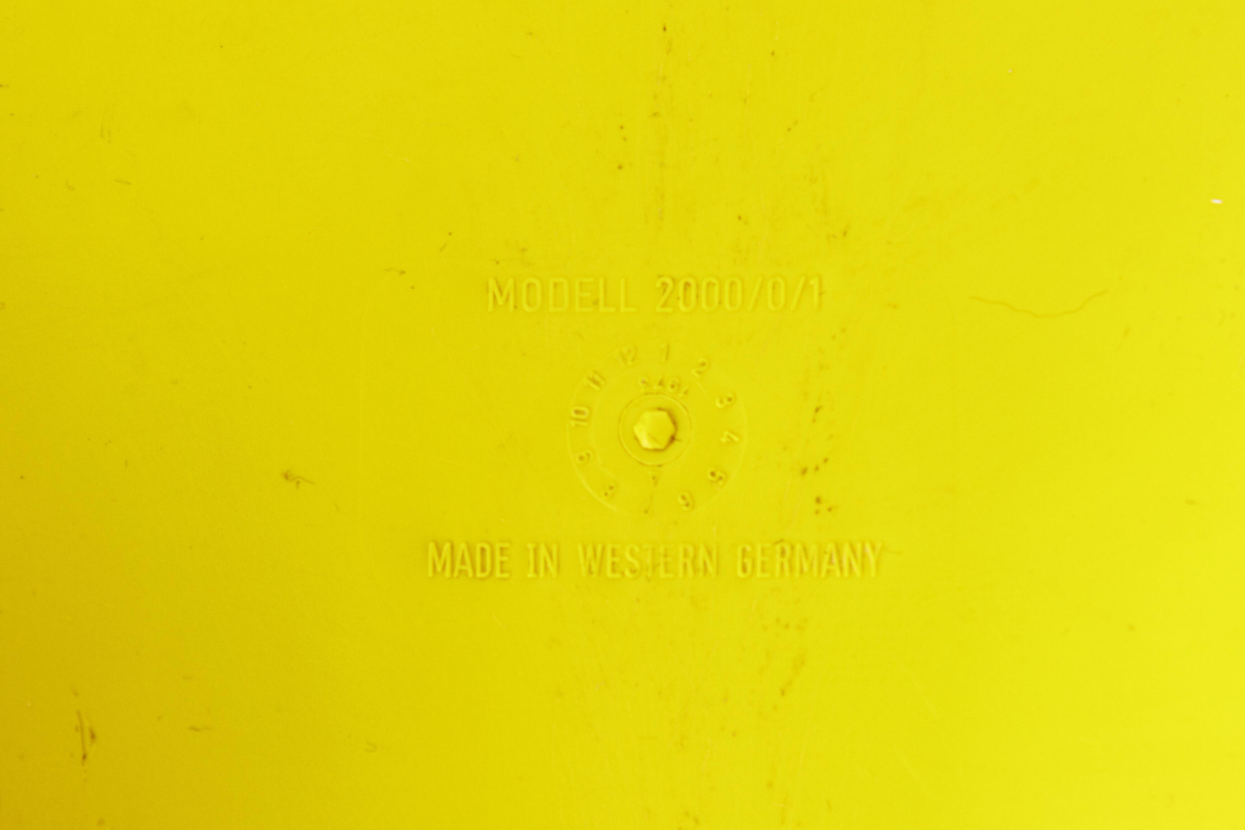 7 children's chairs cassalino by alexander begge, 1970s for manufacturer casala, germany