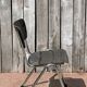 Black'n Chrome Galvanitas chairs – Black Pagholz – Chromed frame – Vintage design (50 in stock)