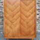 Wardrobe, wood, sliding doors, vintage, 50s / 60s