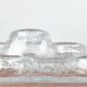 Bougeoir en verre d'art vintage par Pertti Kallionen pour Muurla, années 1970