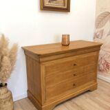 Commode style Louis Philippe en merisier massif