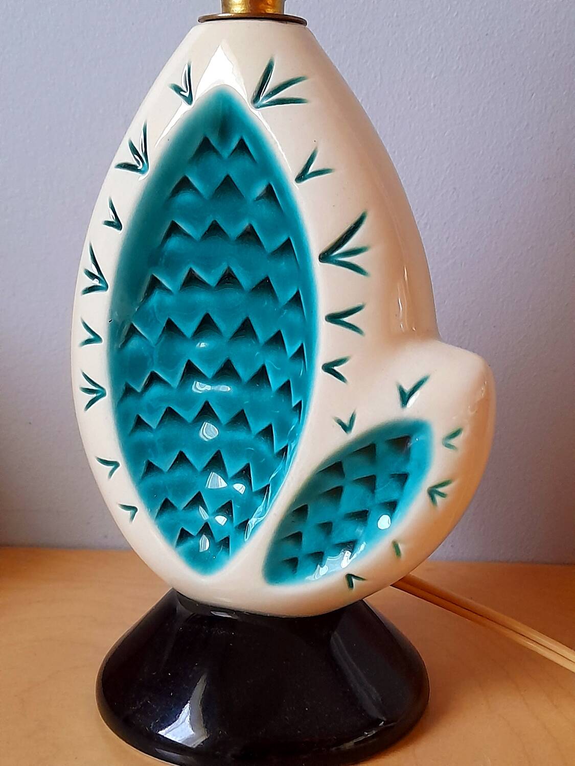 Cactus lamp in earthenware 1960