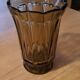 Smoked glass vase from the 70s