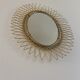 Retractable golden sun mirror 50s