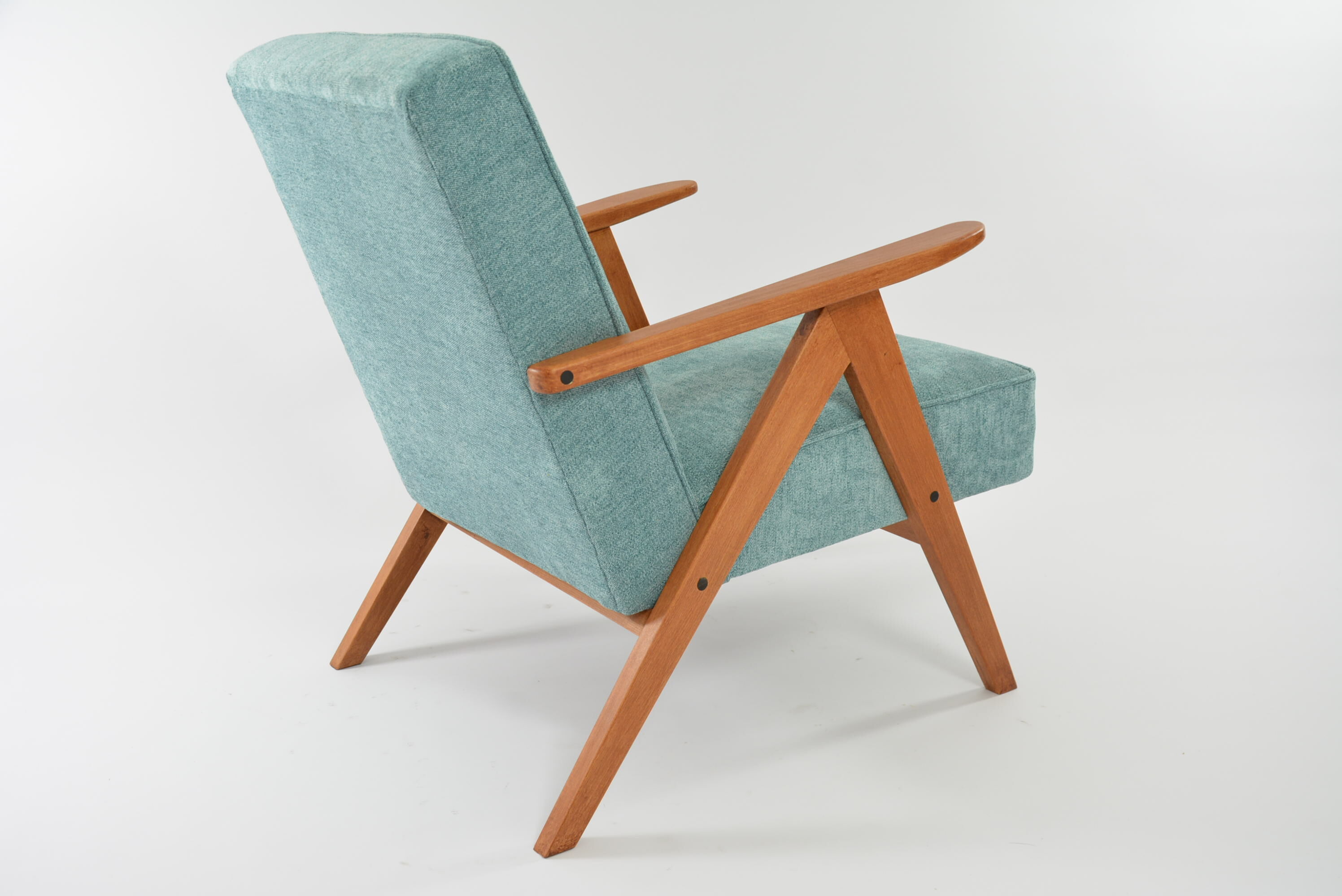Fauteuil Komas canard chiné