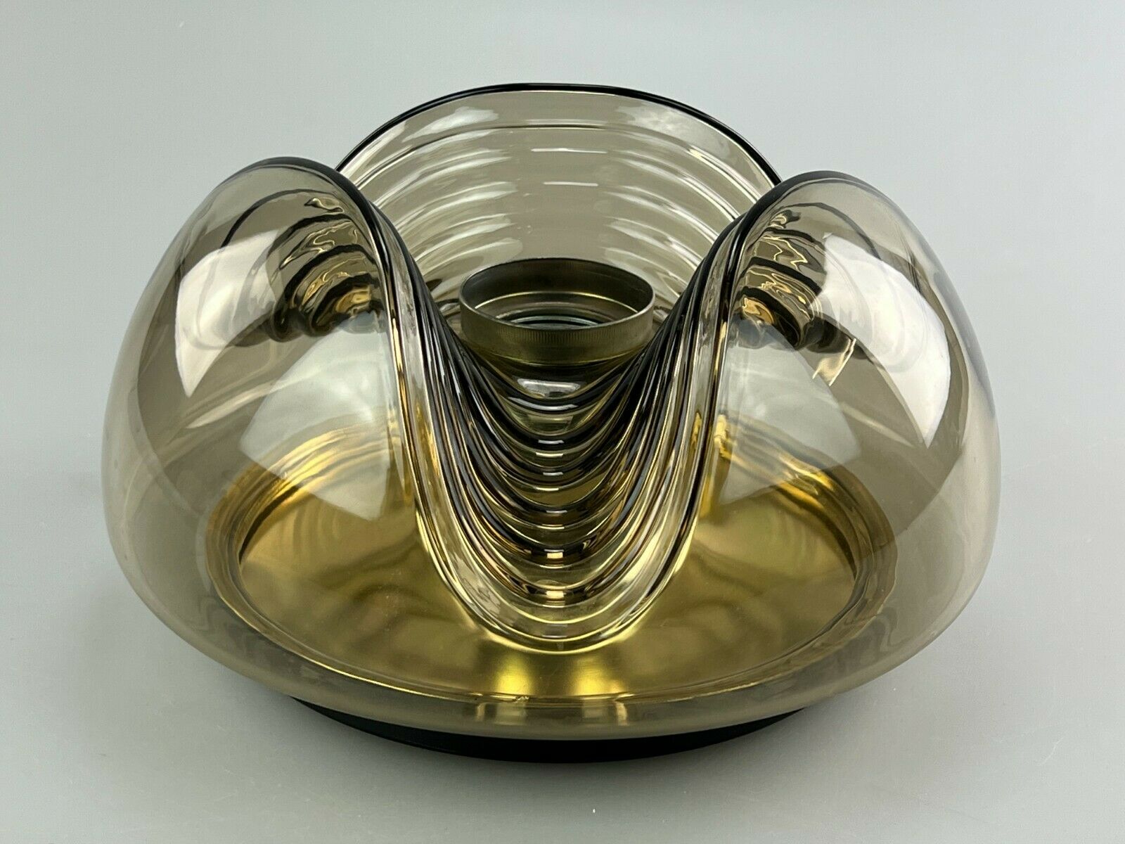 60's 70's peill & putzler "wave" koch & lowy wall scone plafoniere design