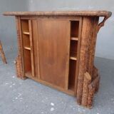 Bar style wood crude mountain cabin 1970