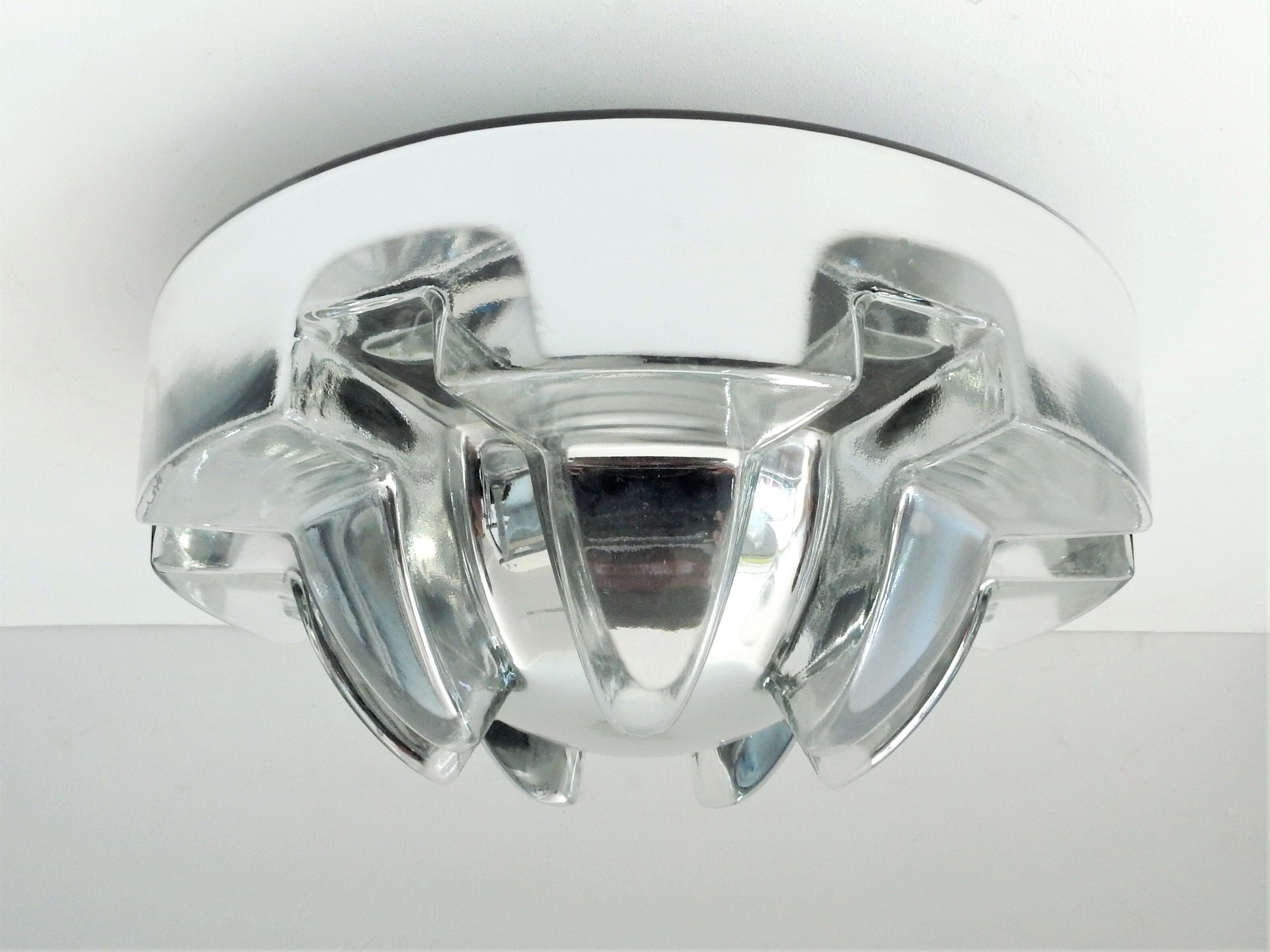 Vintage Model Crystal Palace Ceiling Lamp from Raak, 1970s