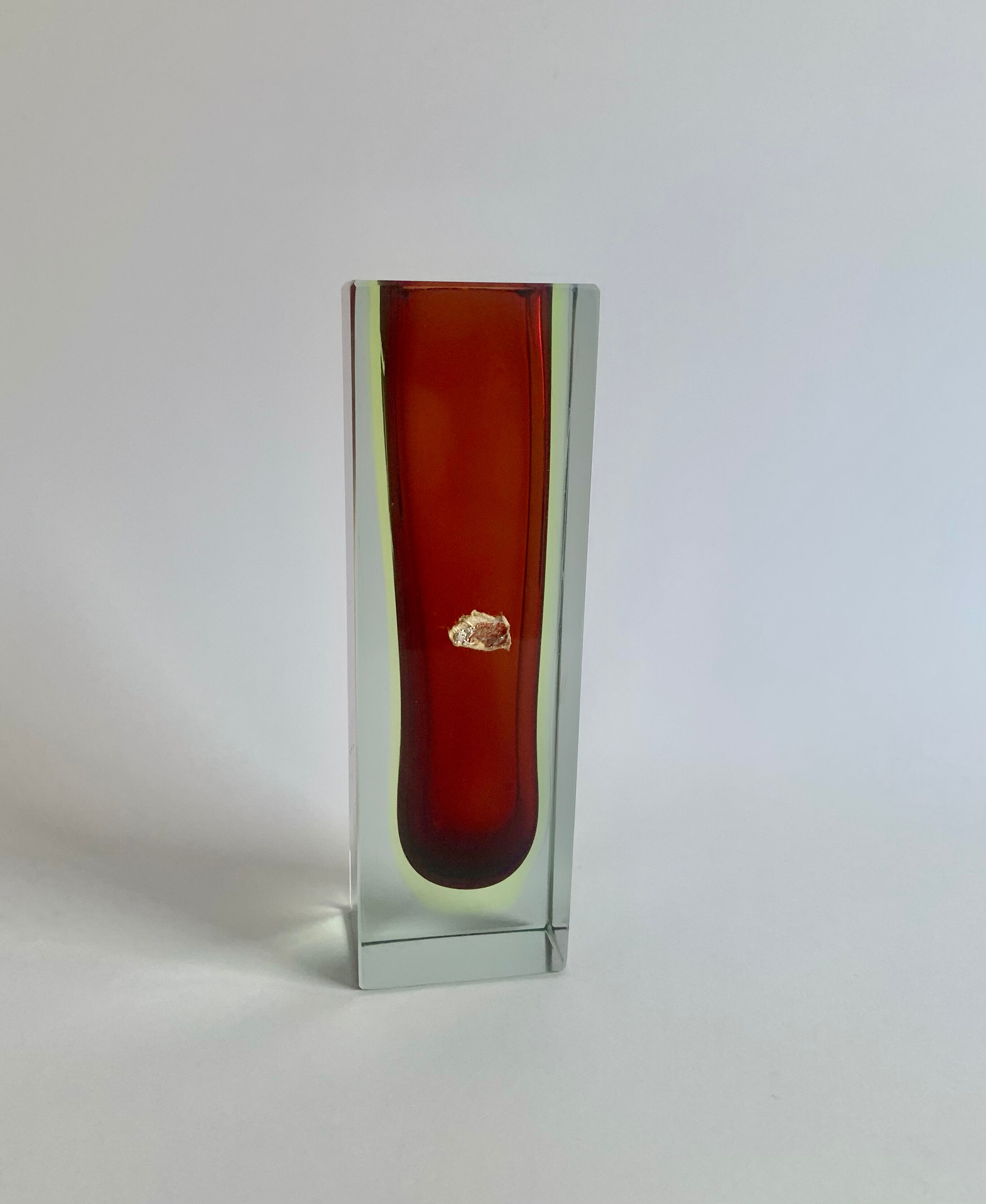 Vase by F. Poli for Murano, Italy, 1970s