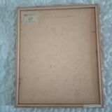 Old impressionist painting "the garden of the massena museum" sign pierre villain