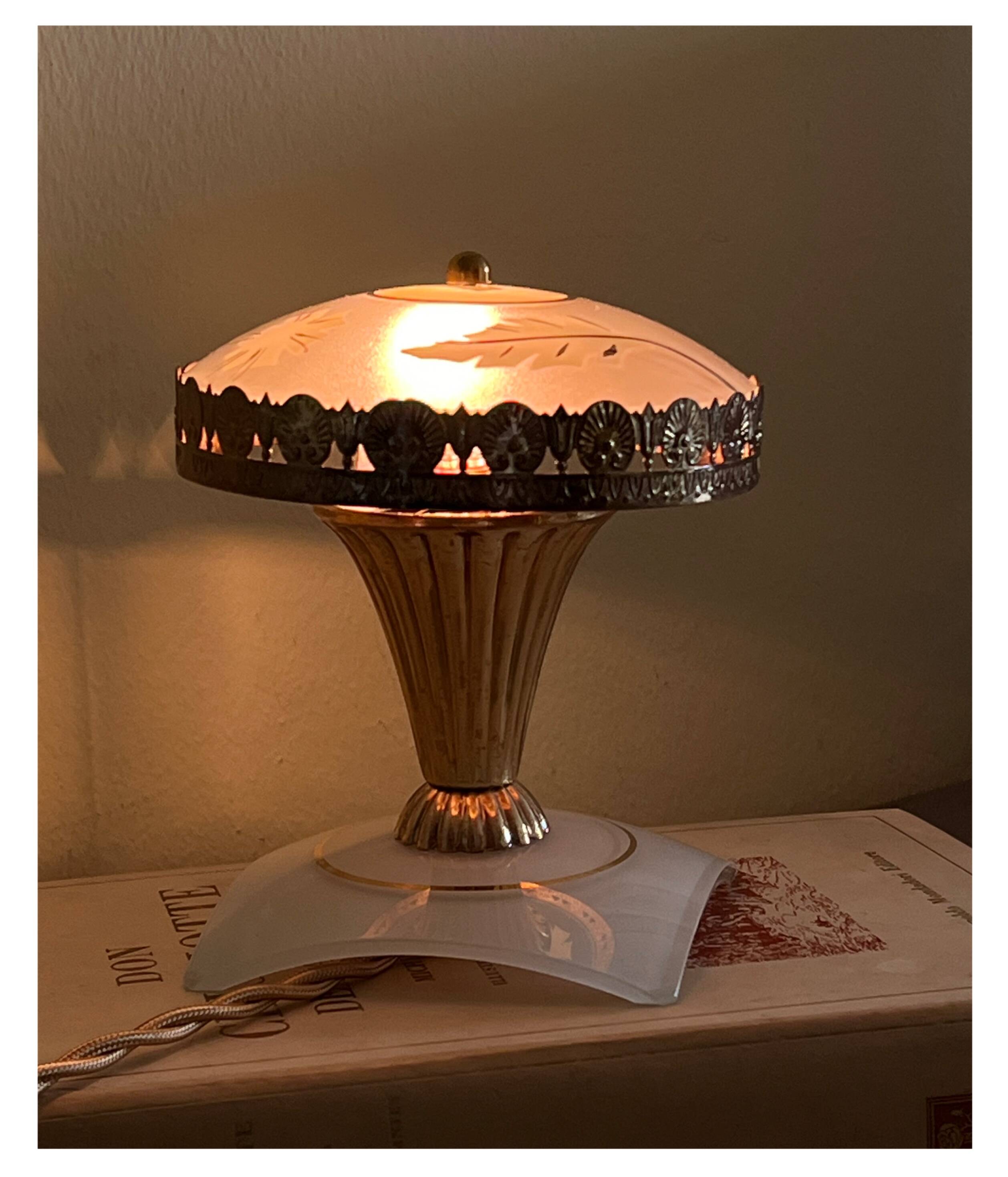 Vintage Table Lamp, Italy, 50-e