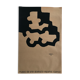 Poster on kraft paper by Eduardo Chillida, Museo de arte abstracto español, cuenca, 1980