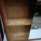 Small wall-mounted bathroom cabinet with vintage mirror doors