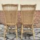 Pair of rattan chairs