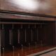 Vintage 60's highboard sideboard in wooden mangiarotti design for molteni