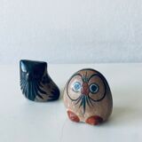 Owl Mexican folk art from Tonala