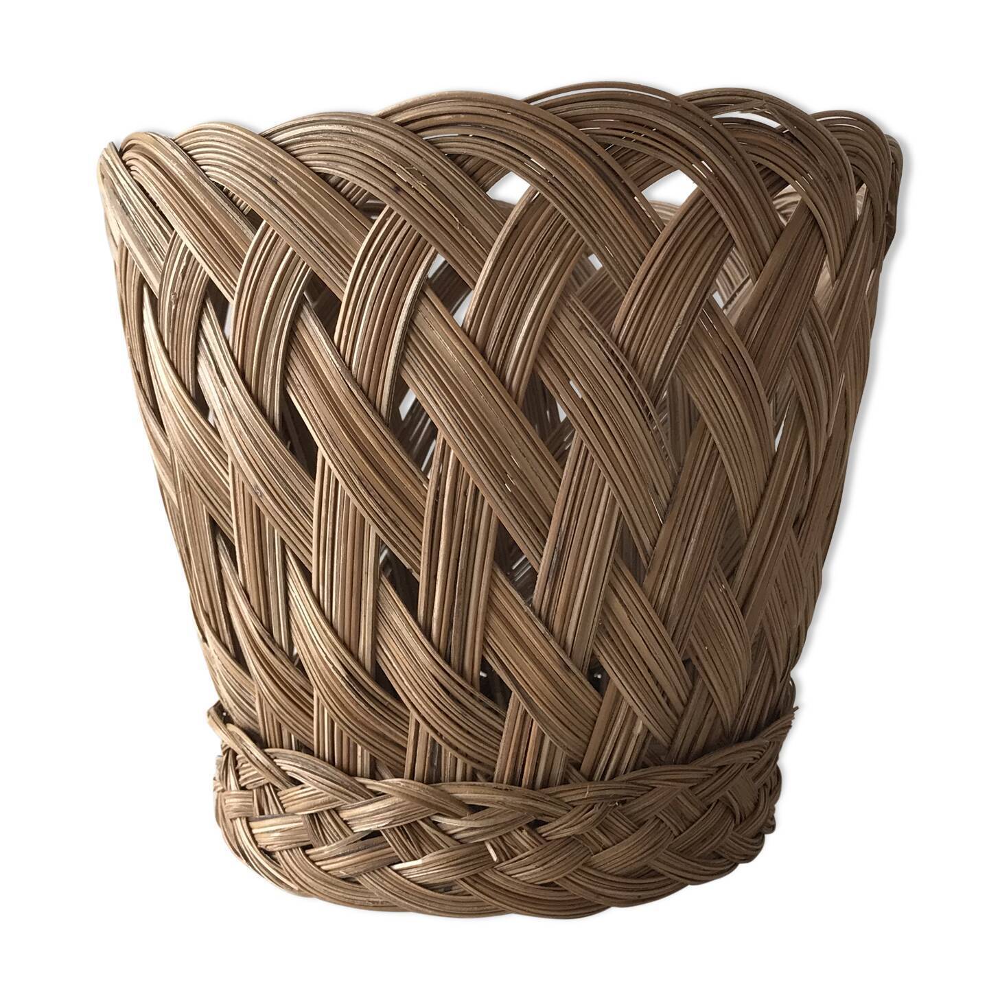 Panière en osier vintage Selency