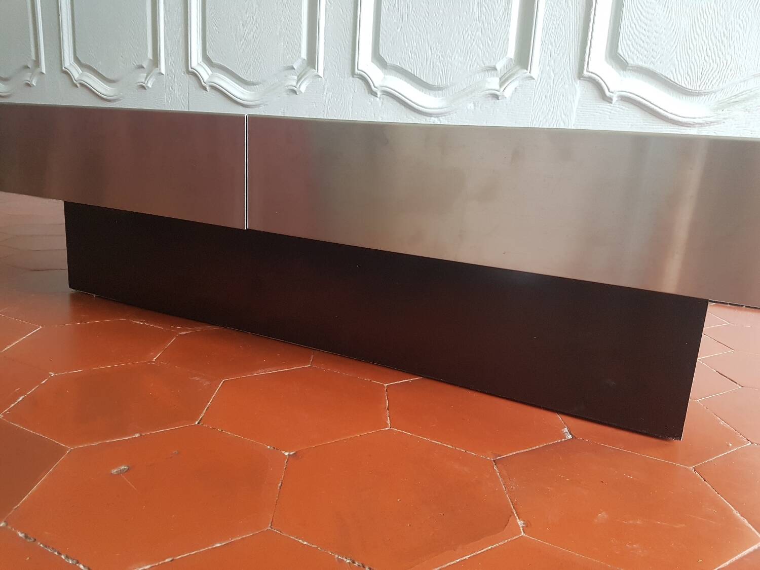 Willy Rizzo bar table 1984 Roche Bobois