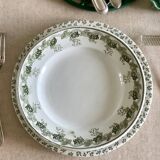 4 assiettes plates Anglaises.