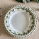 4 English dinner plates.