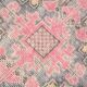 4x8 Rug For Guest Room Red & Pink Vintage Rug, 124x230Cm SK 3780