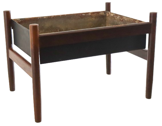 Vintage rosewood planter 'kokkedal' danish design