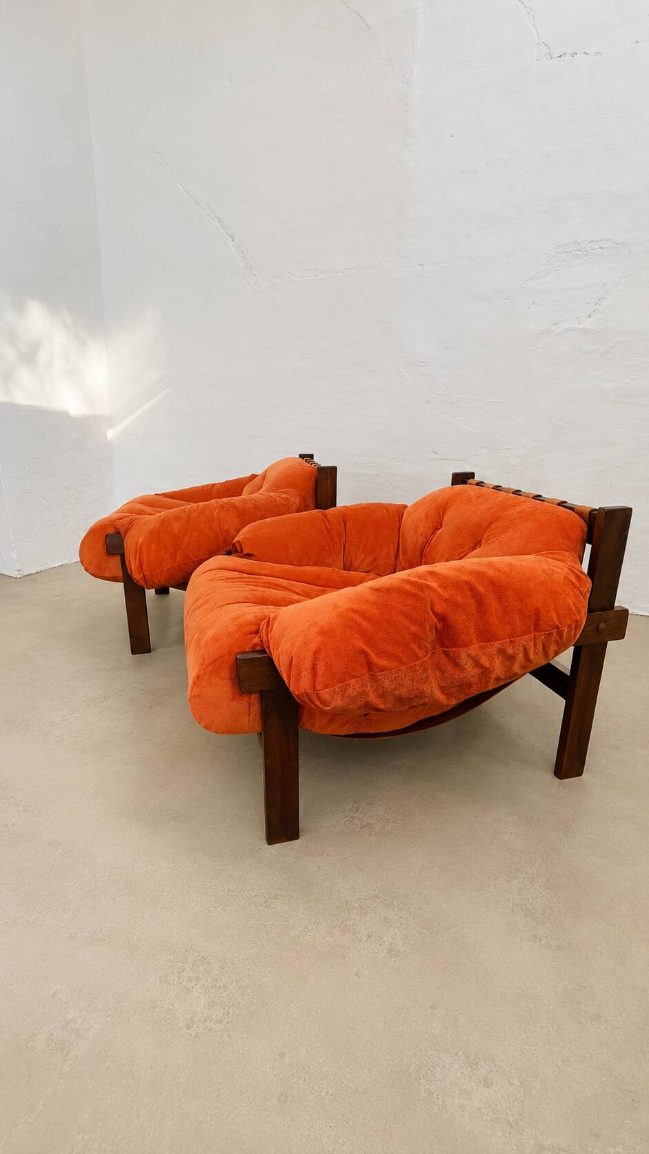 Mid-century Brasil style ‘Balassa’ lounge chairs, 1978