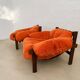 Mid-century Brasil style ‘Balassa’ lounge chairs, 1978