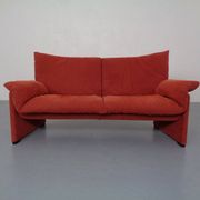Vintage Two-Seater Palmaria Sofa by Vico Magistretti for Cassina, 1980s