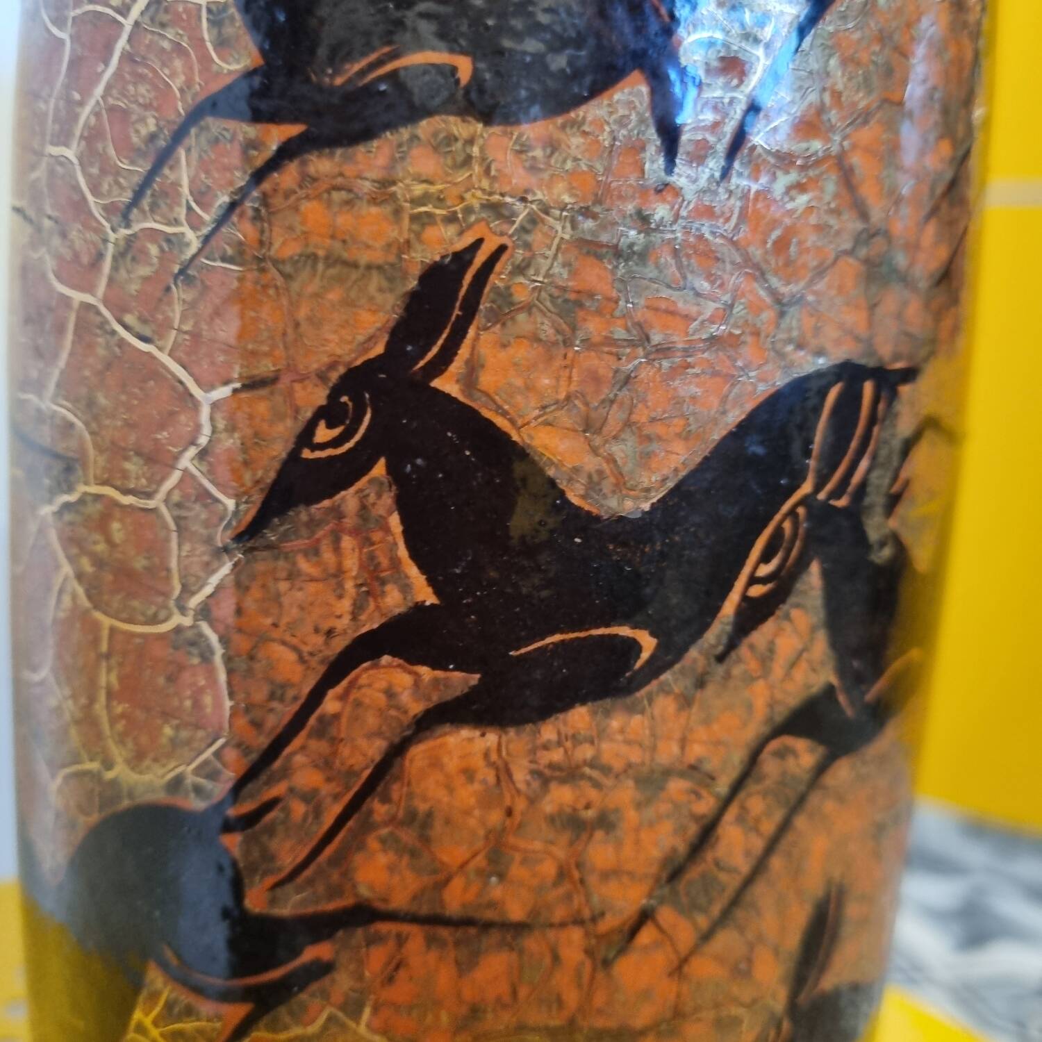 J.Mayodon ceramic vase, 27cm