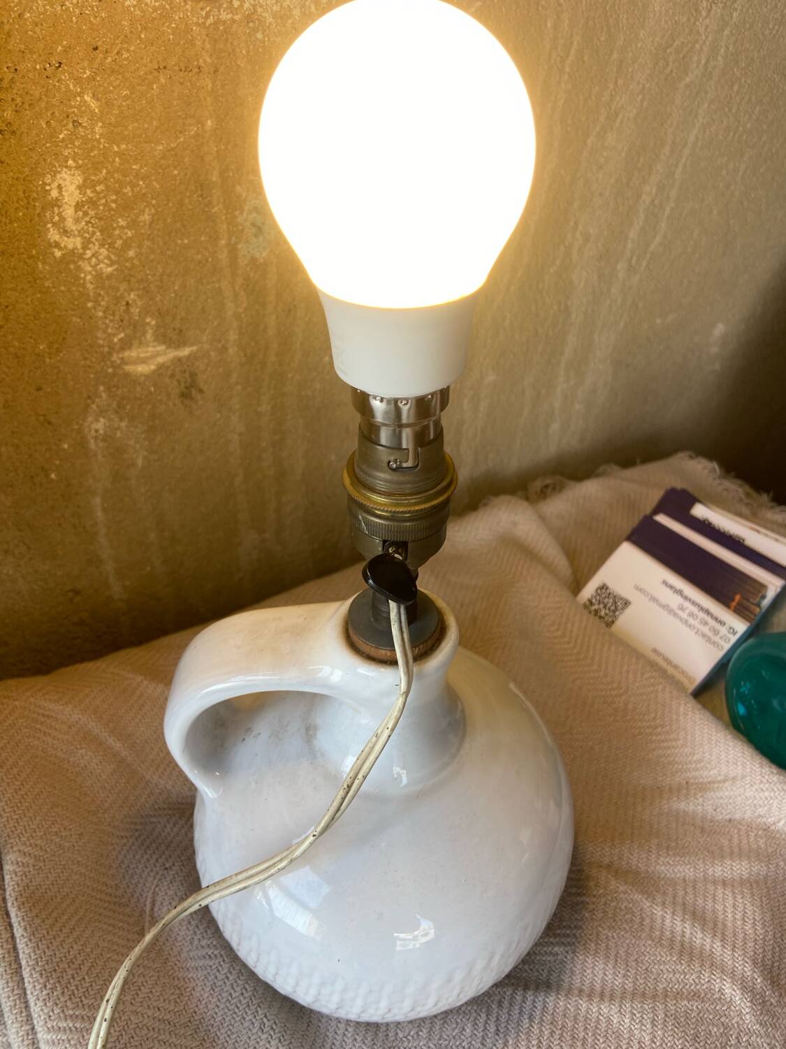 Vintage ceramic lamp base