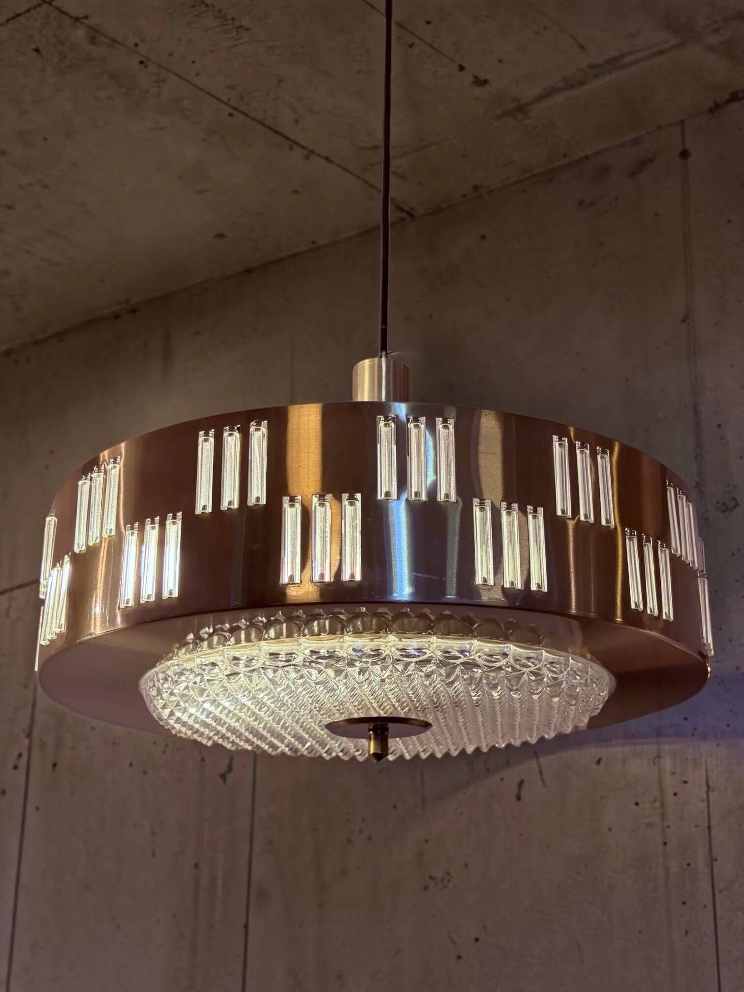 Space Age pendant lamp Schmahl & Schulz, German, 1970s