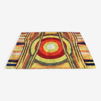 Grand tapis danois en seigle, années 1960.