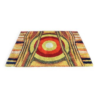 Grand tapis danois en seigle, années 1960.