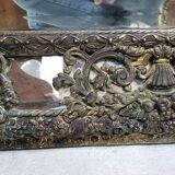 ANCIENT MIRROR WITH PARCLOSES FROM THE NAPOLEON III ERA