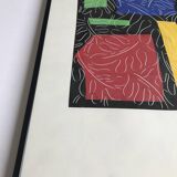 Elie Dayan, Untitled (Vegetal Pattern 1). Mixed media on paper.