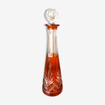 Carafe en cristal taille orange et transparent st louis modele masseret