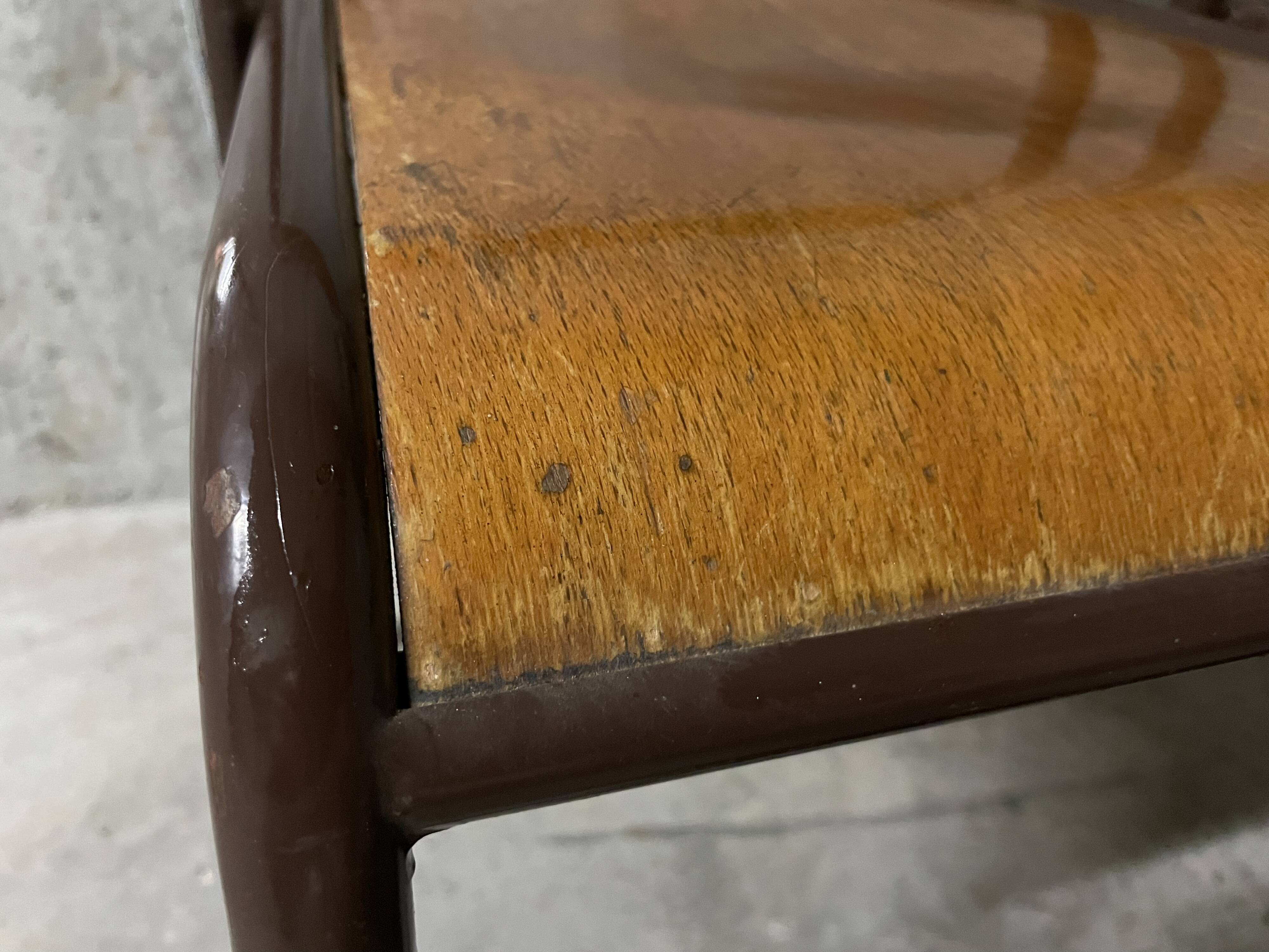 Pair of Mullca school chairs