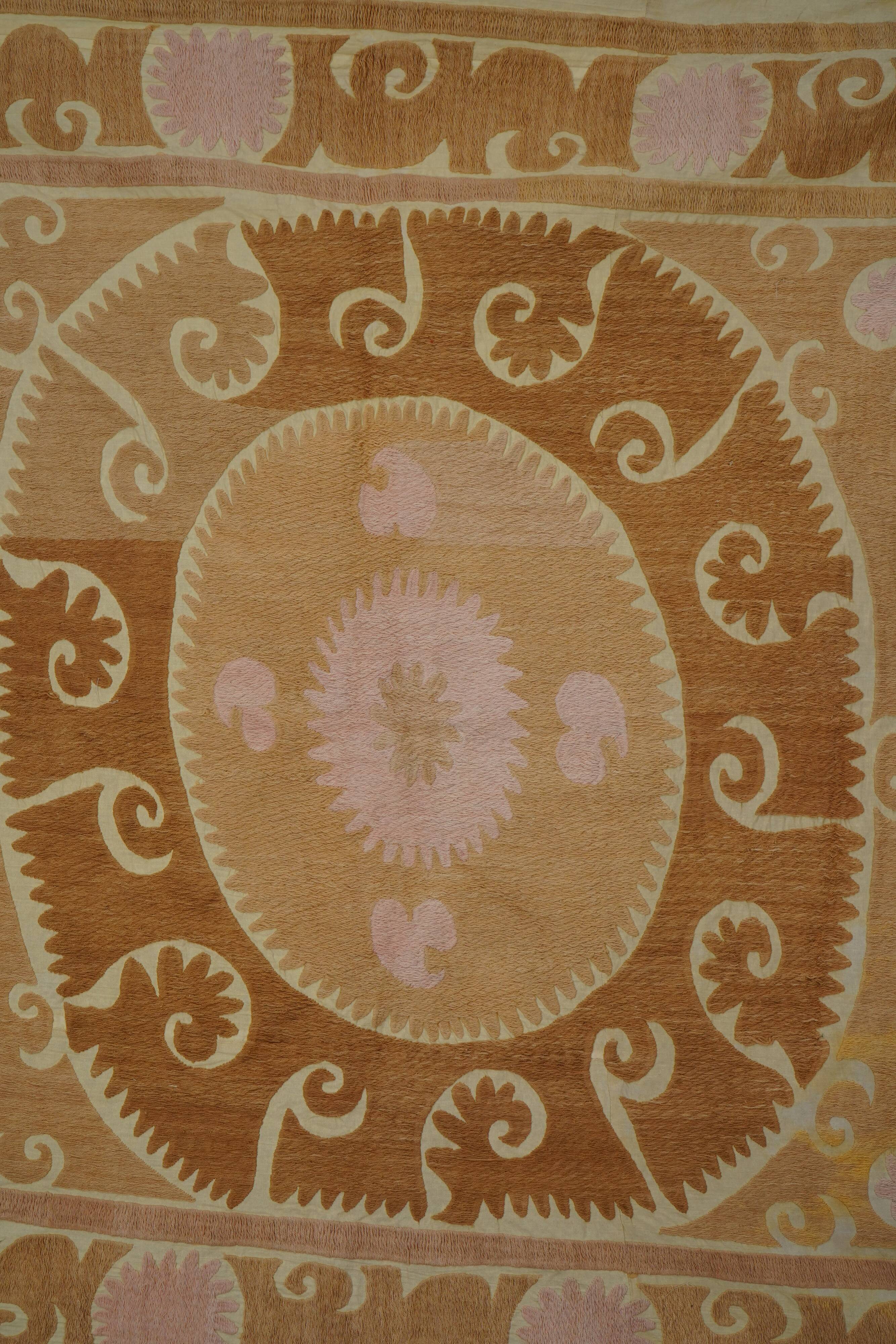 Vintage Turkish hand-knotted rug 133x154 cm