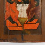 Large Russian Religious Icon “The Holy Trinity”, 18th Century